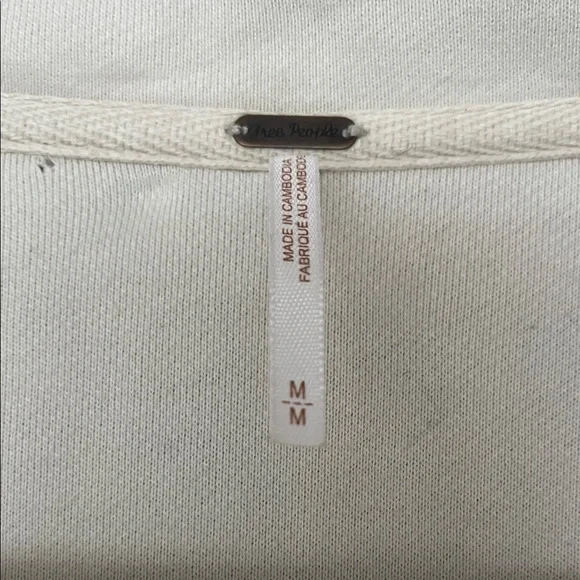 Free People Cream Teddy Jacket - Picture 2 of 4